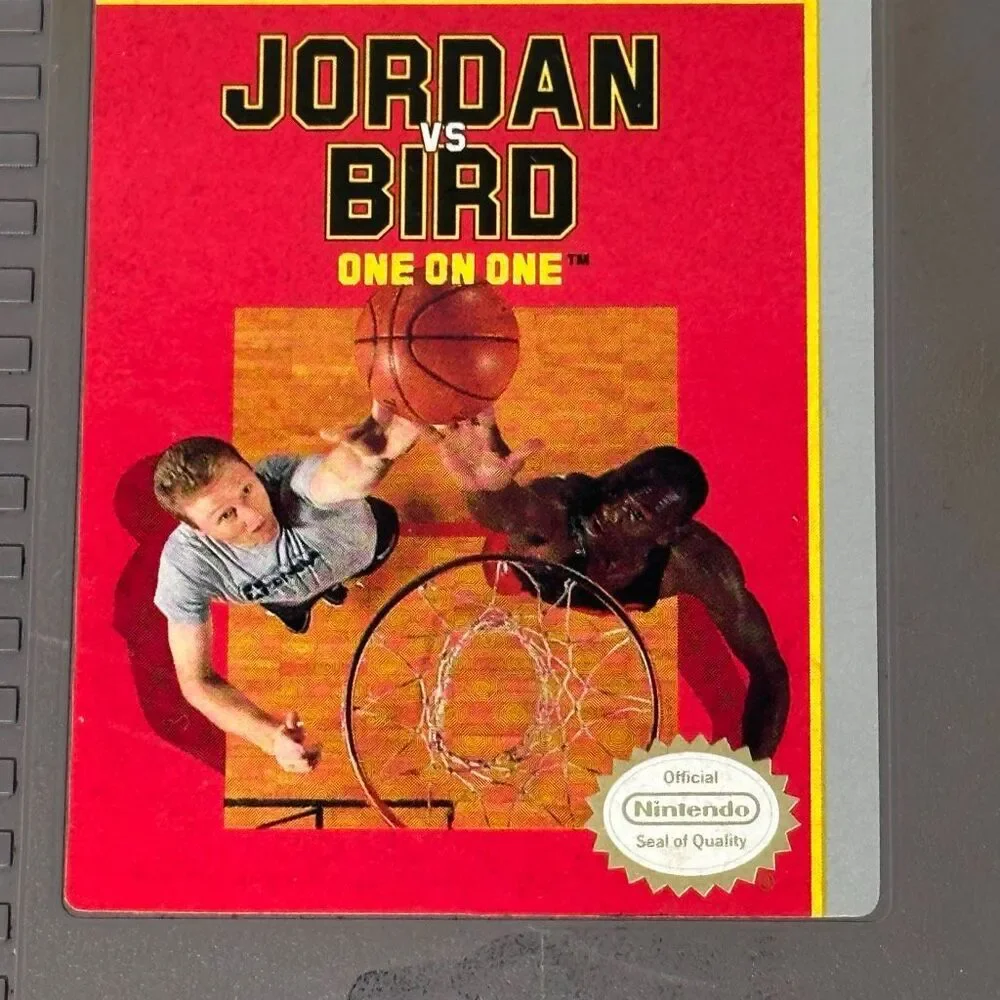 Jordan VS Bird One On One Nintendo Game